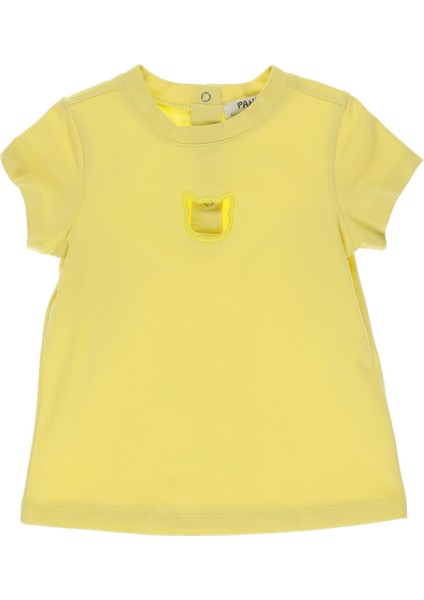 Kız Bebek Nakış Detaylı T-Shirt