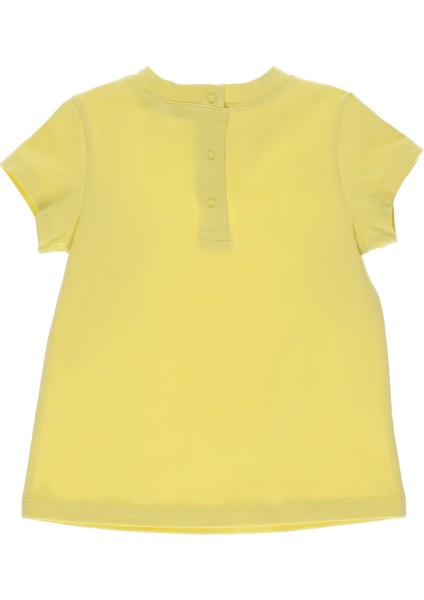 Kız Bebek Nakış Detaylı T-Shirt
