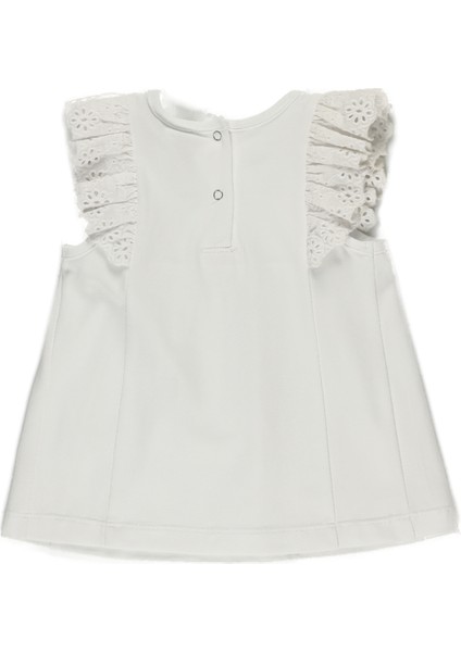 Kız Bebek Dantel Detaylı T-Shirt