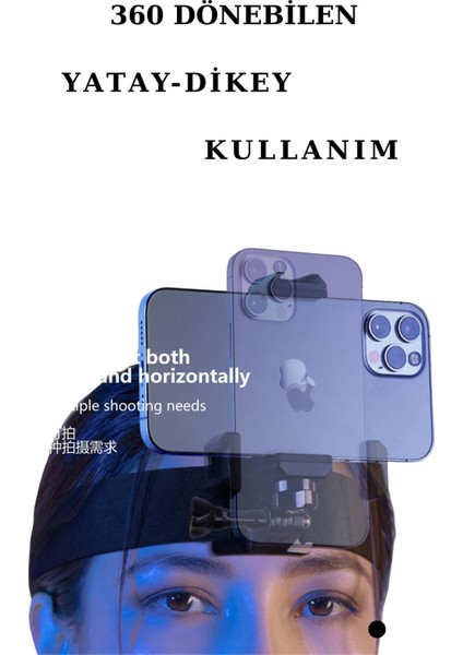 Tüm Aktivitelere Uygun Başa Monte Edilebilir Telefon Aksiyon Kamera Tutacağı fiyatları