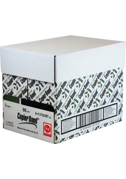 (Ve-Ge) A4 80GR Fotokopi Kağıdı 1000 Adet Kağıt (2PK*500 Kağıt)