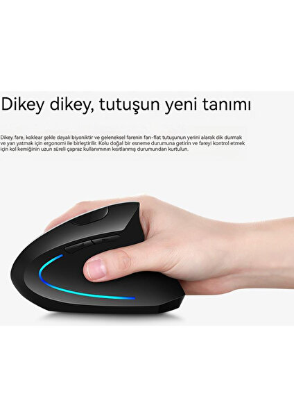 Kablosuz 2.4g Dikey Dikey Fare (Yurt Dışından)