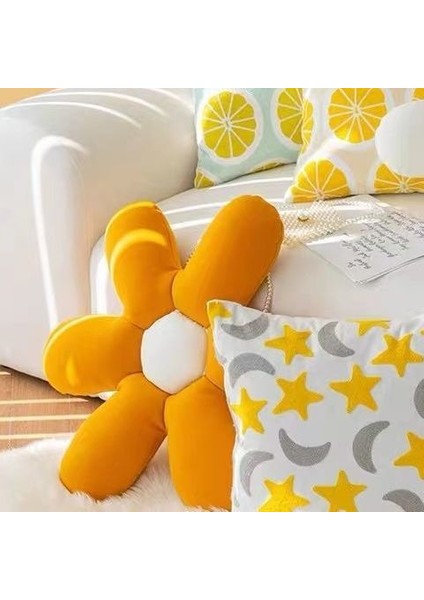 Ins Küçük Papatya Çiçeği Yastık Araba Yastığı Yastık Kanepe Yastığı Ayçiçeği Sandalye Minderi Büyük Boy Yastık Yastık (Yurt Dışından) fırsatları