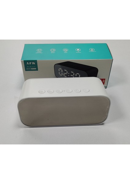 Çok Işlevli Saat Çalar Saat Bluetooth Hoparlör (Yurt Dışından)