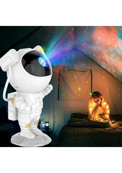 2023 Yeni Astronot Projektör Lambası - Beyaz (Yurt Dışından)