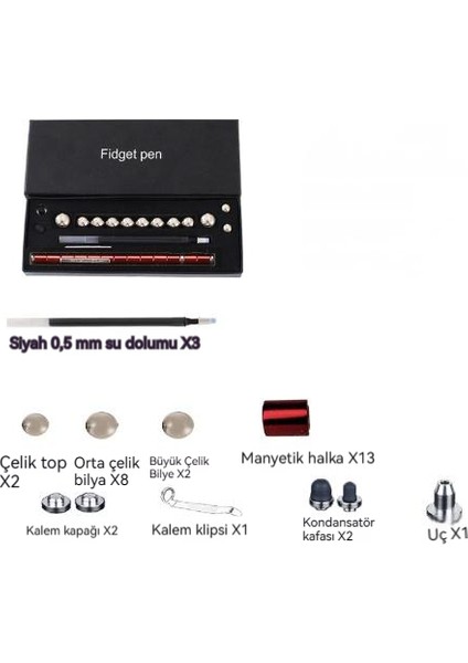 Dekompresyon Manyetik Kaldırma Çok Fonksiyonlu Manyetik Dekompresyon Mıknatıslı Kalem (Yurt Dışından)