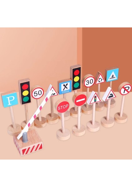 15 Adet Ahşap Yol Kurulu Fren Lambası Montessori Eğitim Okul Öncesi Oyuncaklar Hediye (Yurt Dışından) fırsatları