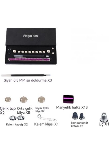 Dekompresyon Manyetik Kaldırma Çok Fonksiyonlu Manyetik Dekompresyon Mıknatıslı Kalem (Yurt Dışından)