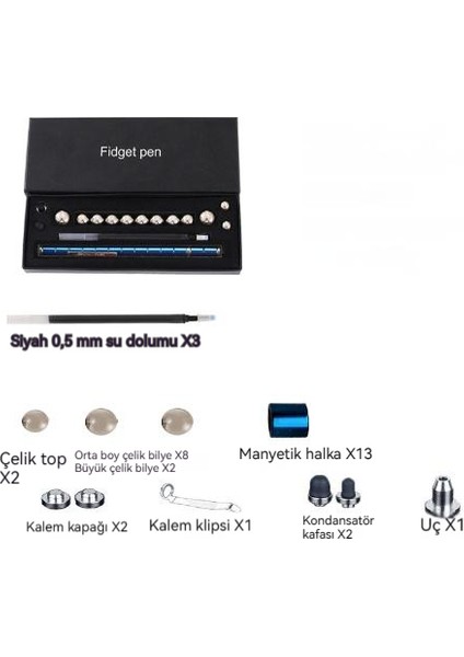 Dekompresyon Manyetik Kaldırma Çok Fonksiyonlu Manyetik Dekompresyon Mıknatıslı Kalem (Yurt Dışından)