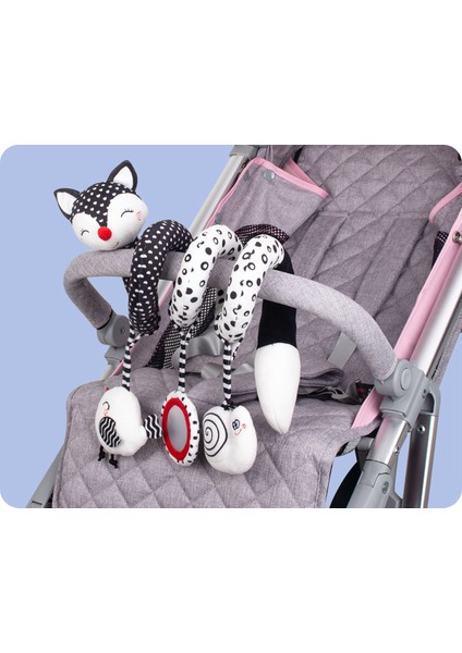 Yenidoğan Siyah Beyaz Yatak Dekorasyonu Peluş Yatıştırıcı Bebek Oyuncakları (Yurt Dışından) modelleri