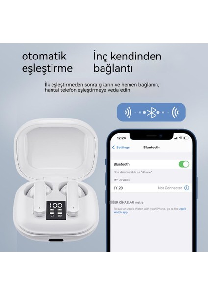 Tws Kablosuz Bluetooth Kulaklık 5.2 Dijital Ekranlı Kulaklık (Yurt Dışından) fırsatları