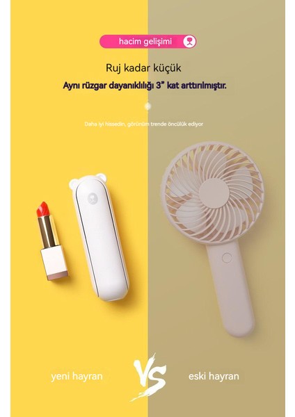 USB Şarj Hazinesi 4800AH Büyük Kapasiteli F8X Taşınabilir Sessiz Küçük Fan (Yurt Dışından)