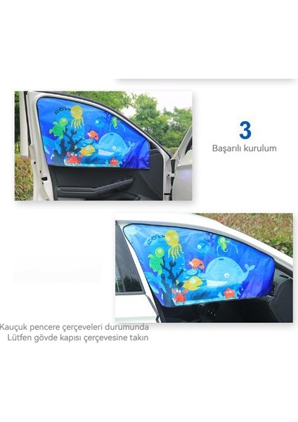 Güneş Koruma Yaz Karikatür Manyetik Emme Araba Güneşliği (Yurt Dışından) indirimleri