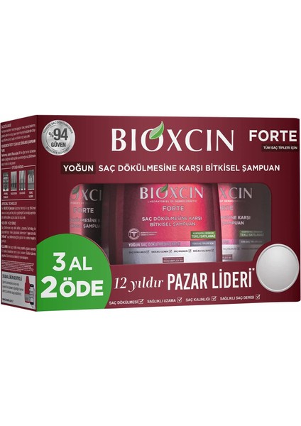 Xnews Forte 3 Al 2 Öde Bitkisel Şampuan (3 x 300 Ml)