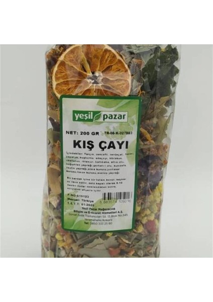 Yesil Pazar Kis Çayi 200 gr