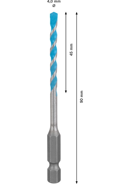 Expert Hex-9 Multiconstruction Delme Ucu 4 x 45 x 90 mm