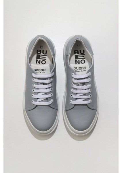 Mavi Beyaz Deri Kadın Sneakers 01WT4706