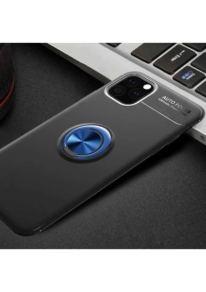 Apple iPhone 11 Pro Max Manyetik Yüzüklü Silikon Klıf