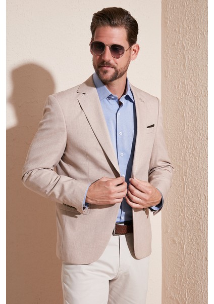 Regular Fit 6 Drop Tek Yırtmaçlı Blazer Ceket Erkek Ceket Nipoye fiyatları