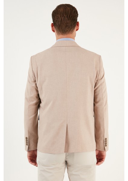 Regular Fit 6 Drop Tek Yırtmaçlı Blazer Ceket Erkek Ceket Nipoye indirimleri