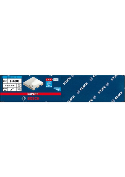 Expert M480 Zımpara Ağı Alçıpan Zımpara Makineleri İçin 225 Mm G 220 25 Parça