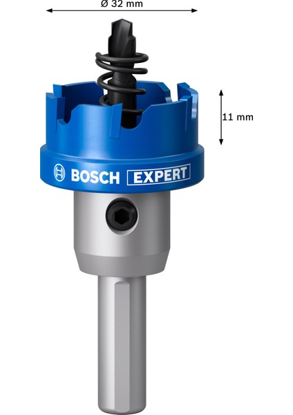 Expert Sheet Metal Delik Açma Testeresi 32 mm