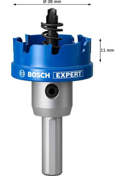 Expert Sheet Metal Delik Açma Testeresi 38 mm