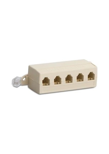 RJ11 Çogaltıcı 5 Port Telefon Çoklayıcı Fax Telefon Çoklayıcı