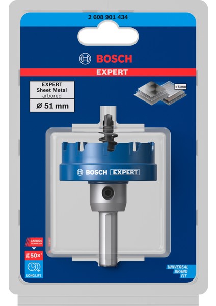 Expert Sheet Metal Delik Açma Testeresi 51 mm fiyatları