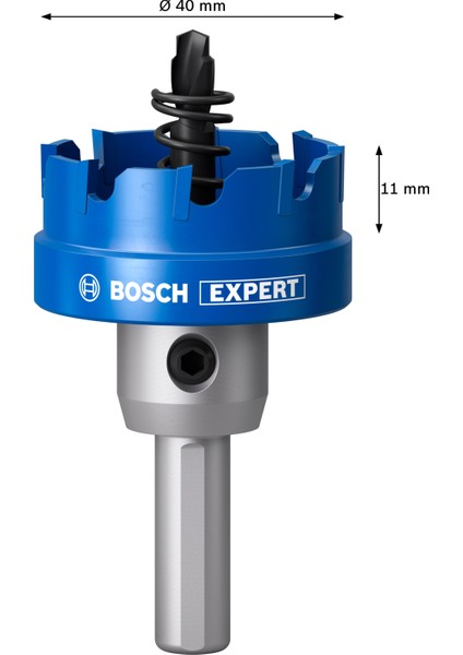 Expert Sheet Metal Delik Açma Testeresi 40 mm