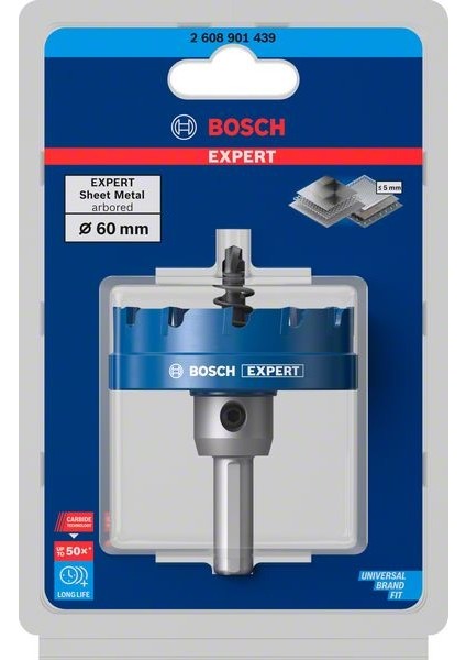 Expert Sheet Metal Delik Açma Testeresi 60 mm