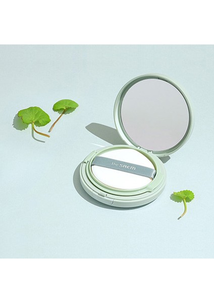 Vegan Eco Earth Cica İçeren Ton Eşitleyici Yüksek Koruma Faktörlü Sun Cushion SPF50+ PA++++