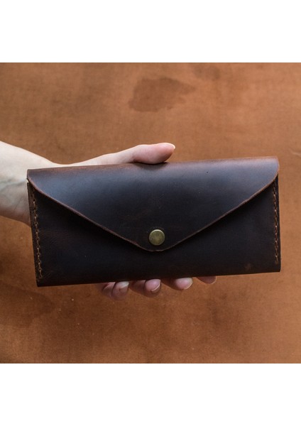 Craft And Luna El Yapımı Hakiki Deri El Çantası - Clutch