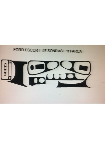 Ford Escort 1996> 10 Parça Torpido Kaplama modelleri