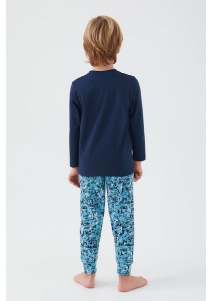 3049 Move Running Faster Erkek Çocuk Kısa Kol Pijama Takım indirimleri