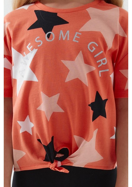 3071 Awesome Girl Kız Çocuk Kapri Takım fırsatları