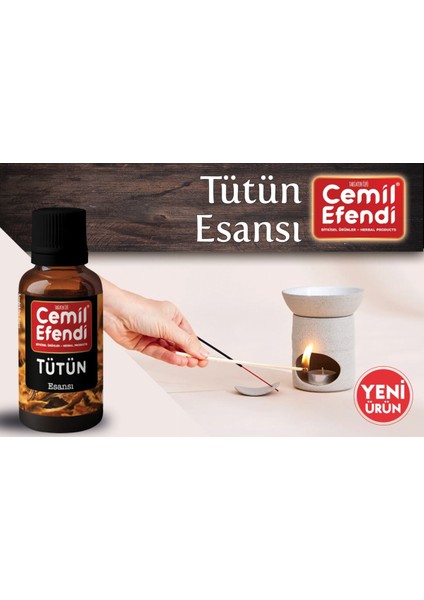 Tütün Esansı 10 ml Esansiyel Uçucu Buhurdanlık Yağı Difüzör Esansı Oda Kokusu