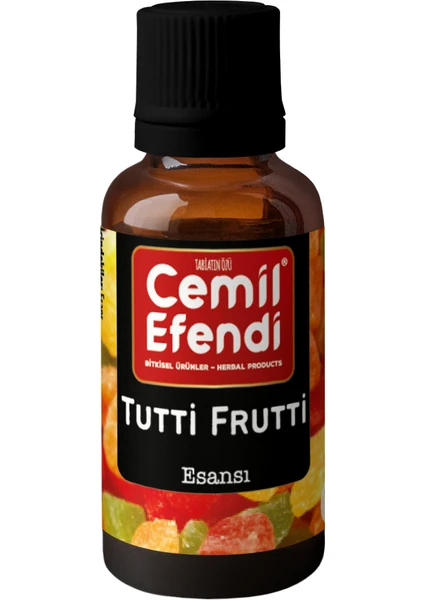 Cemil Efendi Tutti Frutti 10 ml Esansiyel Uçucu Buhurdanlık Yağı Difüzör Esansı Oda Kokusu