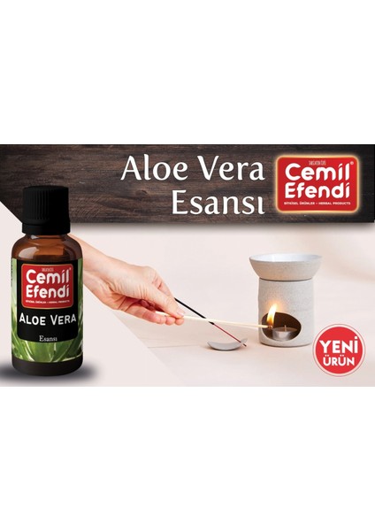 Aloe Vera 10 ml Esansiyel Uçucu Buhurdanlık Yağı Difüzör Esansı Oda Kokusu