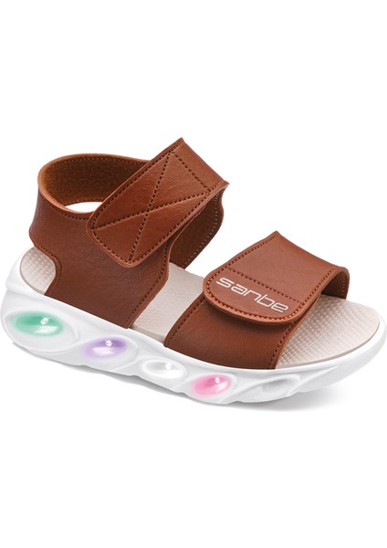 501 V 3901 Kız Bebe Sandalet Taba