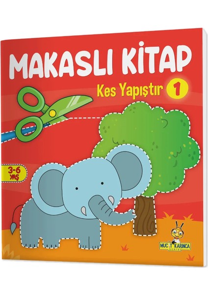 Yükselen Zeka Kes Yapıştır Makaslı Set Makas Makaslı