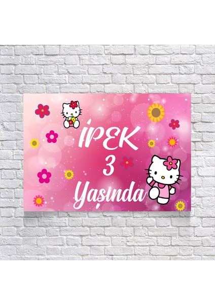 Cats Temalı Doğum Günü Afişi35 x 50 cm