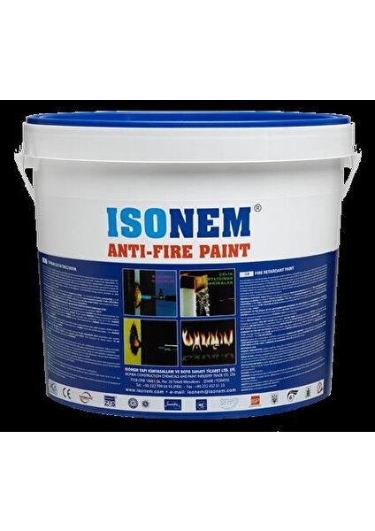 Isonem Antifire Paint 5kg Beyaz