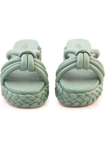 Rouge Deri Kadın Terlik 3059 modelleri