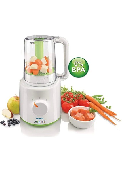 Wasabi Bebek Buharlı Pişirici ve Blender SCF870