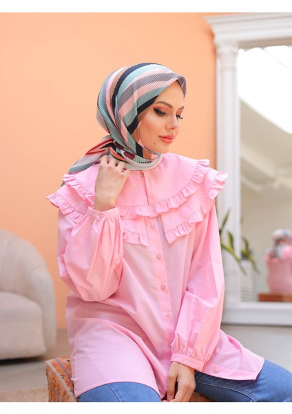 Akra Desen Pilise Eşarp Mint Yeşili fiyatları