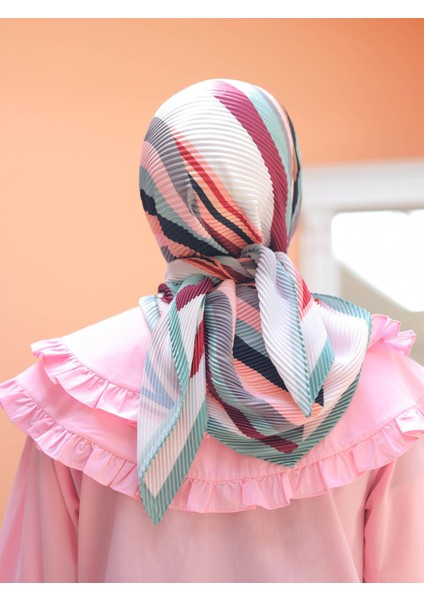 Akra Desen Pilise Eşarp Mint Yeşili modelleri