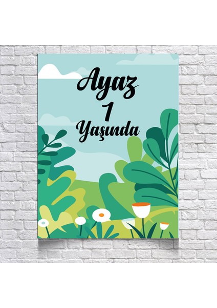 Yaz Temalı Doğum Günü AFIŞI35 x 50 cm