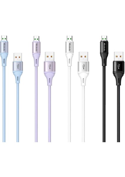 CA-1851 4A Microusb Hızlı Data Şarj Kablo 1.2m-Beyaz