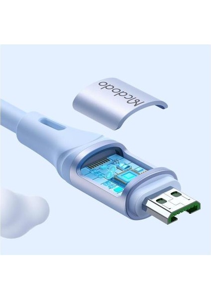 CA-1851 4A Microusb Hızlı Data Şarj Kablo 1.2m-Beyaz